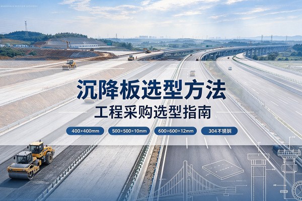 曲江沉降板选择方法