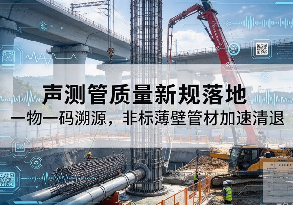 曲江声测管质量新规落地，一物一码溯源，非标薄壁管材加速清退