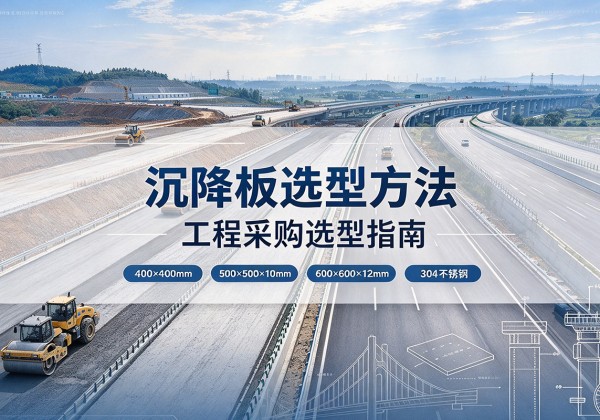 曲江沉降板选择方法